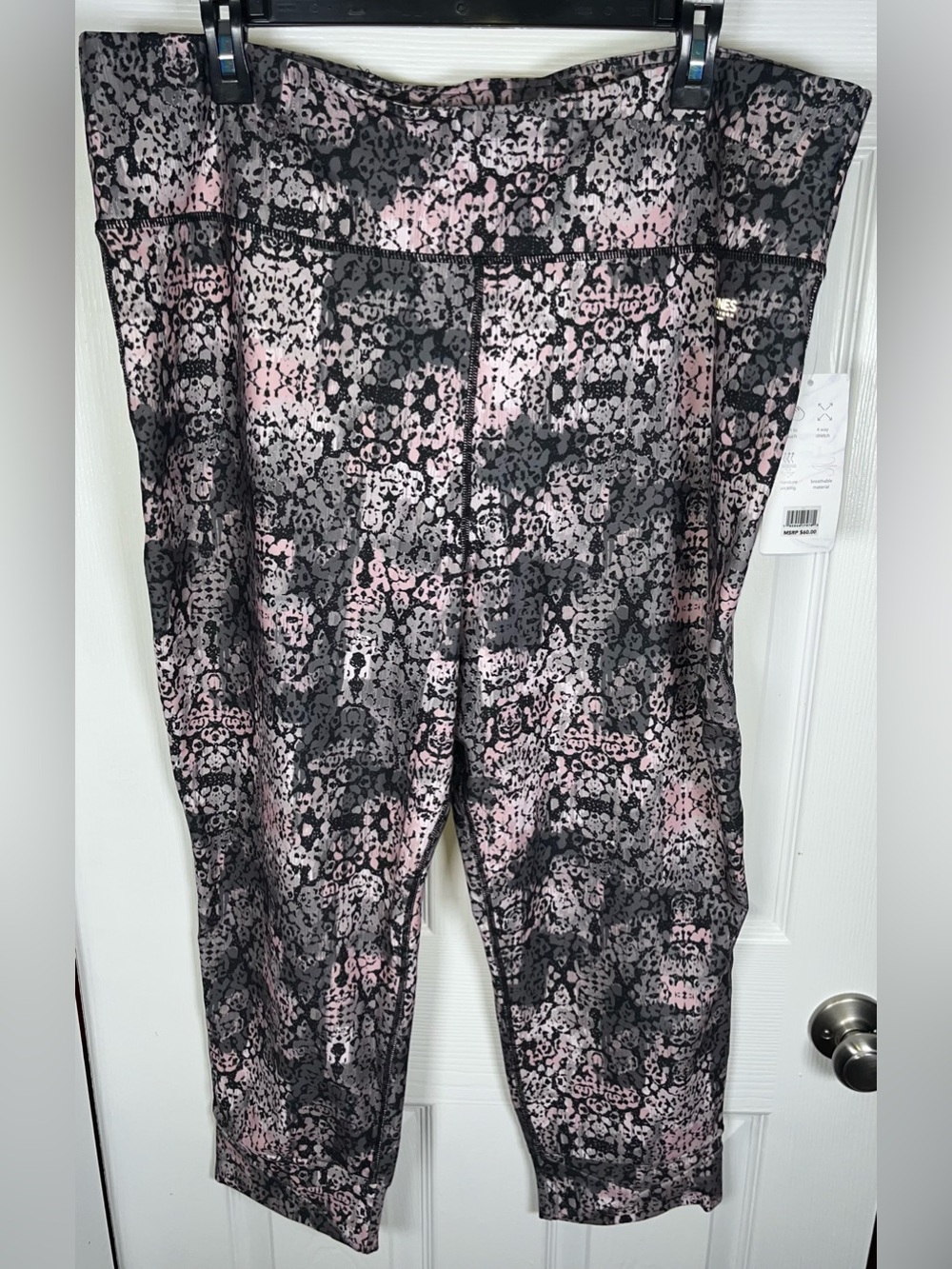 Women’s Jones New York Sport Floral Leggings Plus 3X Athleisure New NWT